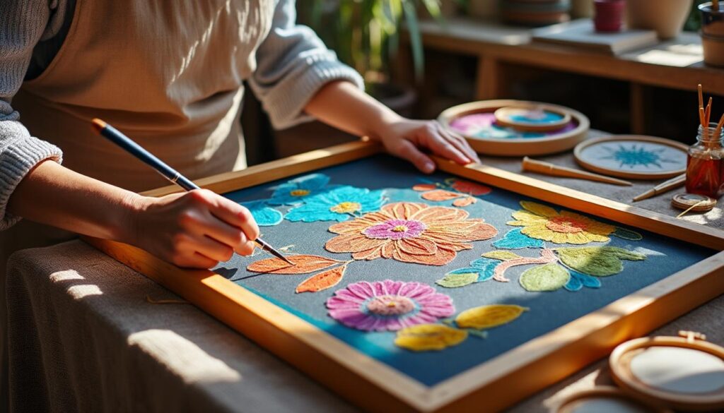 Le retour du print artisanal : sérigraphie, broderie, peinture à la main